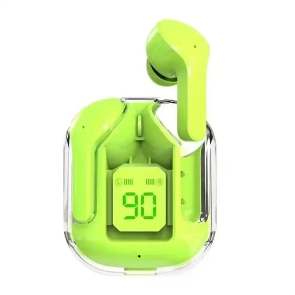 Crystal transparent Bluetooth 5.3 earbuds 3