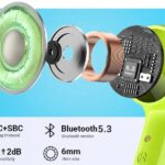 Crystal transparent Bluetooth 5.3 earbuds 3