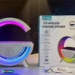 G-shape Multifunction Table Lamp With Wireless Charger – 4 GloMart.pk