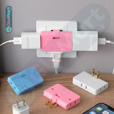 Enhance Your Power Setup with the AC125V 15A Rotatable Socket Converter