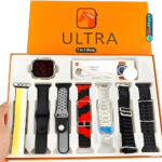 Glomart Product image 7 in 1 Ultra Smart Watch With 7 Straps And Wireless Charging Bluetooth