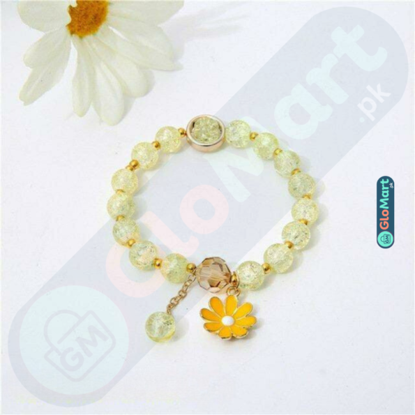 Glomart Product image Fashion Flower Charm Beaded Bracelet glomart pk