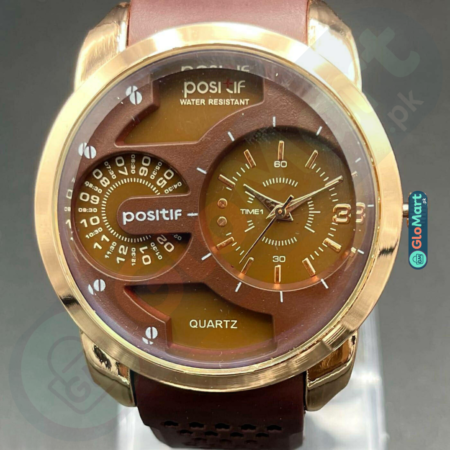 Men's Casual Analog Watch - Premium Steel and Rubber Design