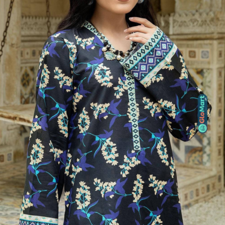 Safwa 2-Piece Unstitched Cambric Printed Suit
