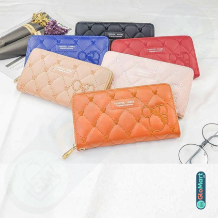 Women's Leather Textured Bi-Fold Wallet