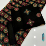 Glomart Product image 3 Pcs Women’s Unstitched Net Printed Suit