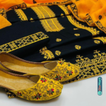 Glomart Product image 4-piece unstitched cotton lawn embroidered suit