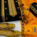Glomart Product image 4-piece unstitched cotton lawn embroidered suit