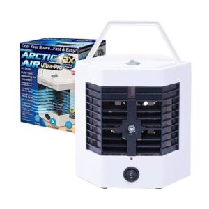 arctic air ultra pro evaporative air cooler fan portable 4 in 1 cooling solution with humidifier air purifier and adjustable airflow effortless cooling and enhanced comfort 1