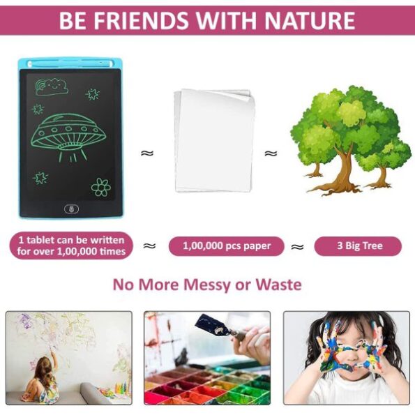 LCD Writing Tablet Drawing Pad 8.5 Inch Portable for Kids Drawing - Image 8