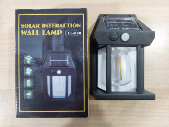 Solar Tungsten Filament Lamp - Outdoor Waterproof Intelligent Induction Wall Light 12 solar tungsten filament lamp outdoor waterproof intelligent induction wall lamp courtyard garden villa lighting night light 3 1