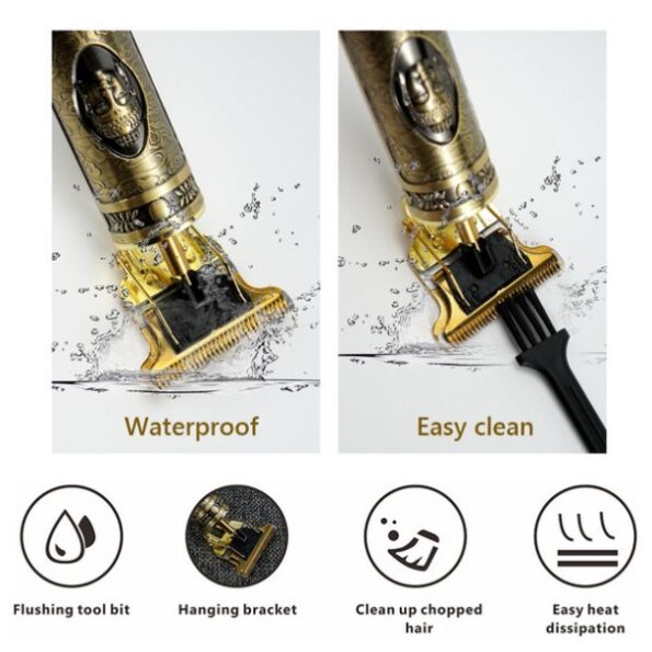 vintage t9 hair trimmer mens hair trimmer and clippers for professional haircut plastic body random color 8