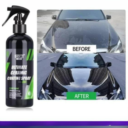 Cars Ceramic Coating Spray, Hydrophobic, Scratch Protection (100m)
