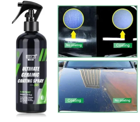 cars ceramic coating spray hydrophobic scratch protection 100 ml 2