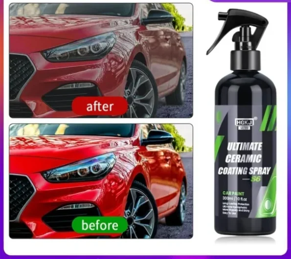 cars ceramic coating spray hydrophobic scratch protection 100 ml 4