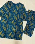2-pcs-womens-stitched-petal-print-lawn-casual-wear-for-women – 1