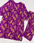 2-pcs-womens-stitched-petal-print-lawn-casual-wear-for-women – 1