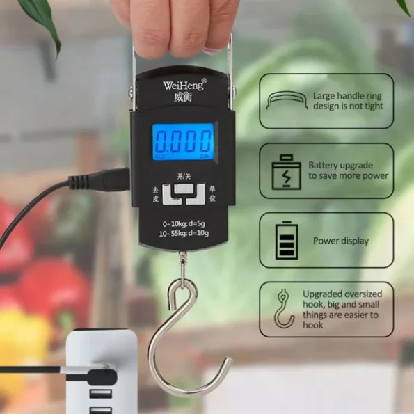 50kg Digital Led Screen Weighing Machine Digital Weighing Machine - Image 4