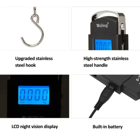 50kg Digital Led Screen Weighing Machine Digital Weighing Machine - Image 2