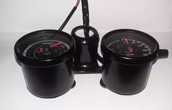 Cafe Racer Style Double Meter Imported Product For Motorcycle - Image 5