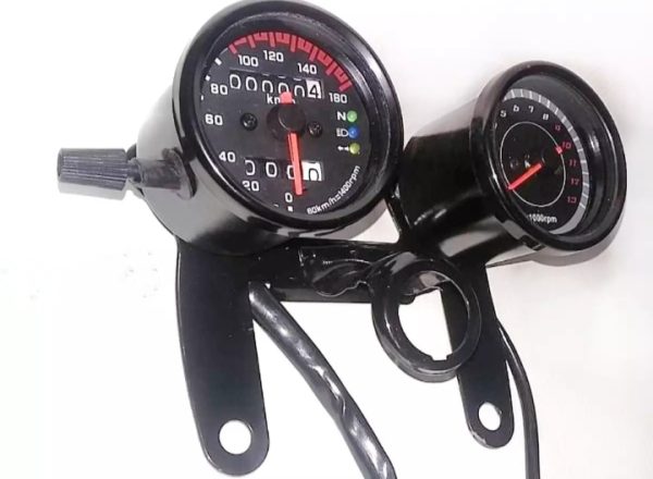 Cafe Racer Style Double Meter Imported Product For Motorcycle - Image 6
