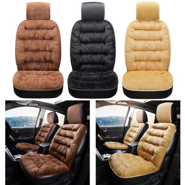 Car Cushion Seat Back Support Velvet Car Cushion Seat 21×43 Inches - Image 7