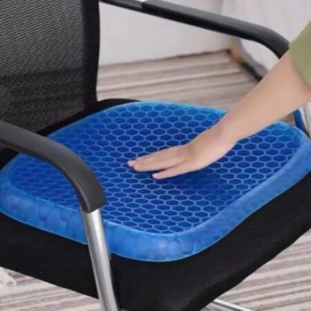 Egg Seater, Gel Seat Cushion, Support Cushion, Breathable Honeycomb Design For Chair Car Office