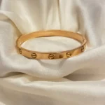 Gold Love Bangle Bracelet Kara | Bracelet For Women Girls