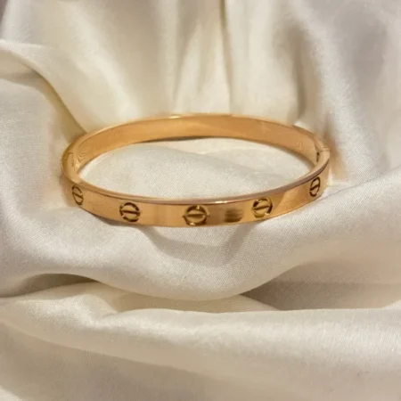 Gold Love Bangle Bracelet Kara | Bracelet For Women Girls