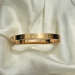 gold-love-bangle-bracelet-kara-bracelet-for-women-girls-women-jewelry-women-fashion – 1