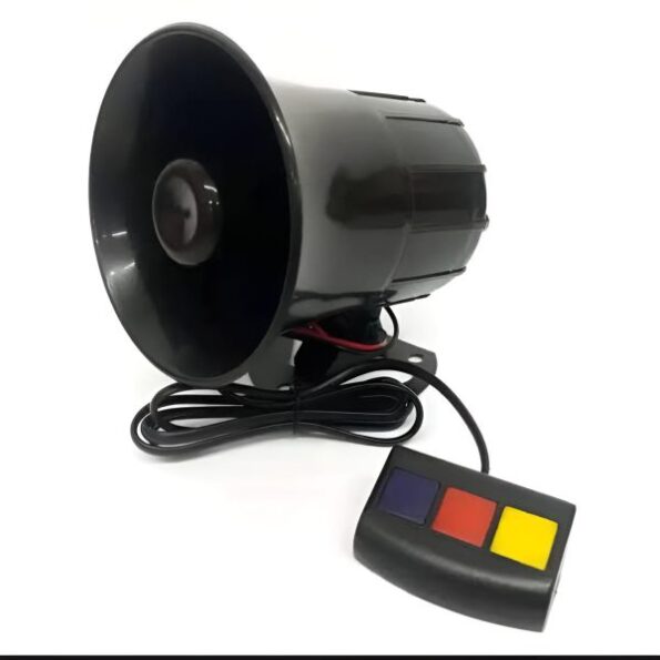Horn Siren 12 Watt 3 Different Loud Sounds For Car And Motorcycle - Image 2