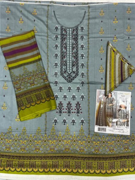 Limelight Lawn Unstitched Collection 3 Pieces Casual Wear