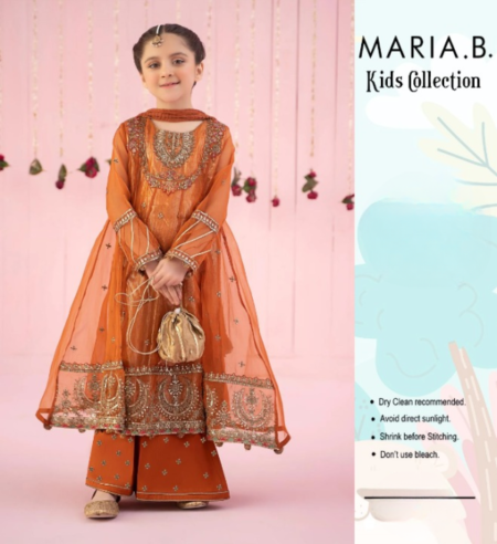 *maria B Kids Embroidery 3pcs Lawn | Unstitched Collection Casual Wear