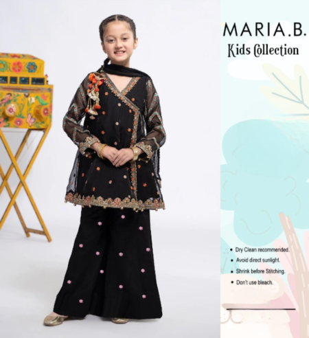 *maria B Kids Embroidery 3pcs Lawn | Unstitched Collection Casual Wear