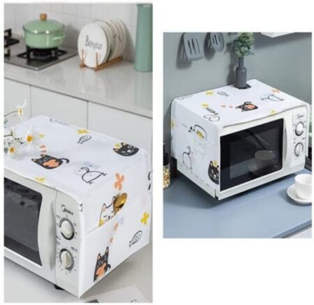 Microwave Oven Cover | Waterproof, Oil & Dust With 2 Side Pocket