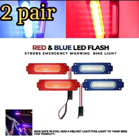 High Quality Red And Blue Flasher Light Waterproof 12v Led Light