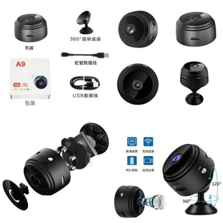Vehicle Camera A9 Mini Camera Wifi Wireless Recorder Hd Video Home