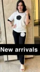 white-and-black-flower-design-girls-tracksuit – 1