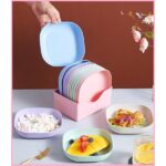 10pcs-plates-set-with-holder-random-colours-2 – 1