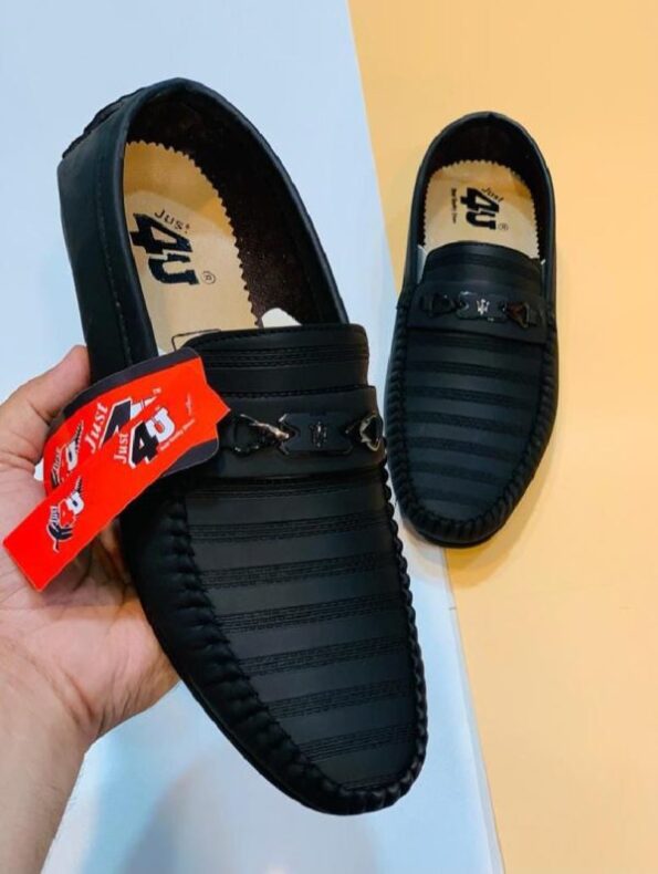 black men's loafer