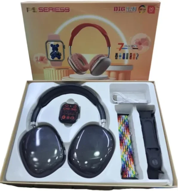 C9 Ultra 2 Smart Watch With & 7 Straps And P9 Headphones 3 C9 Ultra 2 Smart Watch With & 7 Straps And P9 Headphones - Image 3