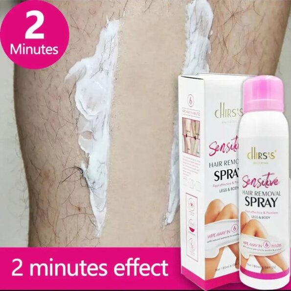 Chirs’s Fast Effective & Painless Hair Removal Spray For Legs & Body - Image 2