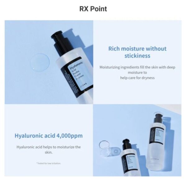 Cosrx Hyaluronic Acid Hydra Power Serum 100ml For Dry Skin 3 Cosrx Hyaluronic Acid Hydra Power Serum 100ml For Dry Skin - Image 3