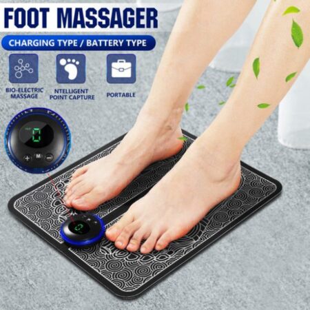 Ems Foot Massager Mat Electric Usb Charging Smart Display Tens 1