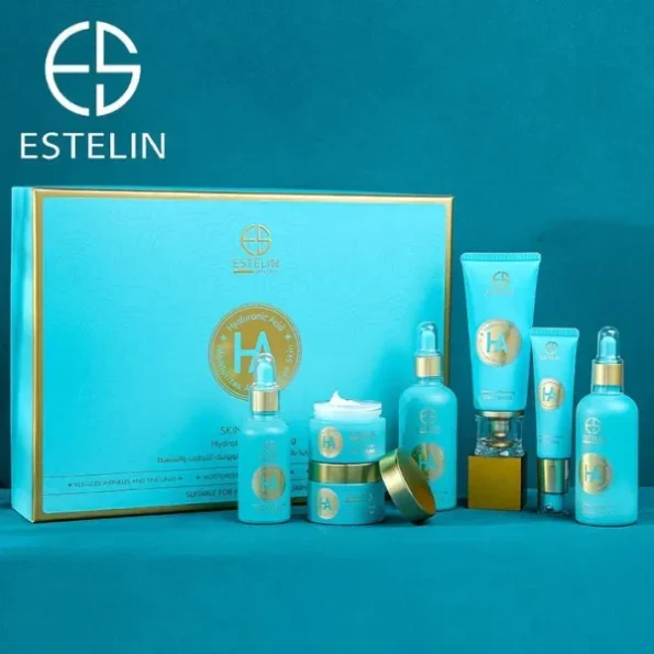 Estelin Hyaluronic Acid Hydrating & Vitalizing Skin Care Set – 7 Pcs Set 10 Estelin Hyaluronic Acid Hydrating & Vitalizing Skin Care Set – 7 Pcs Set - Image 10