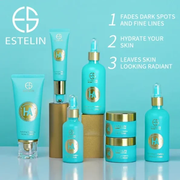 Estelin Hyaluronic Acid Hydrating & Vitalizing Skin Care Set – 7 Pcs Set 5 Estelin Hyaluronic Acid Hydrating & Vitalizing Skin Care Set – 7 Pcs Set - Image 5