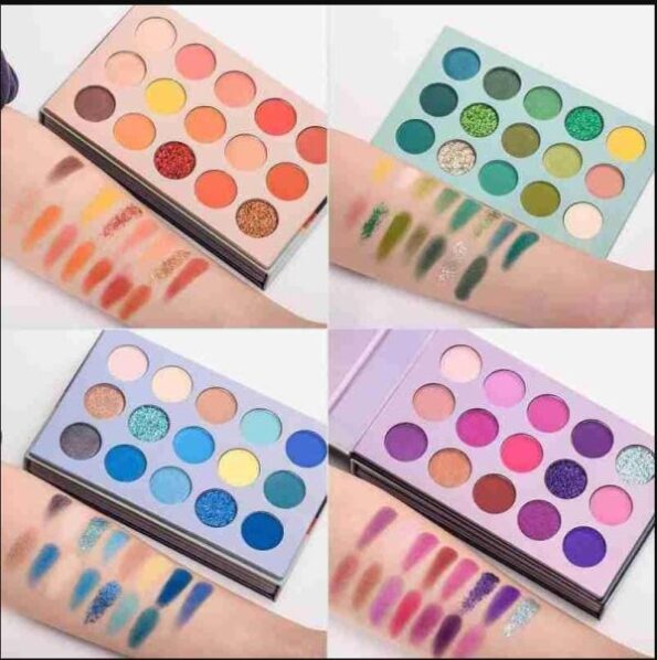 Eye Shadow 4 In 1 Palette, 60 Shades - Image 3