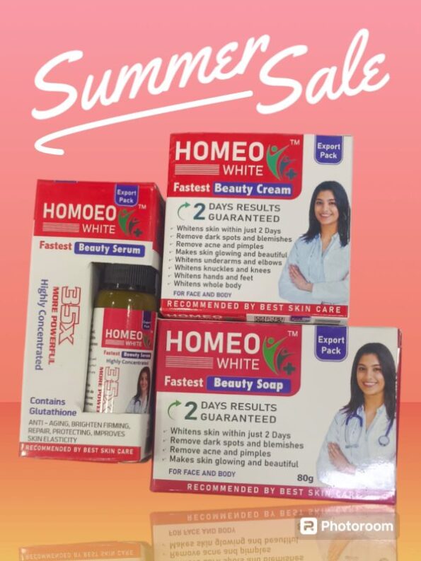 Homeo White Beauty Pack: Cream, And Serum For Radiant Skin 3 Homeo White Beauty Pack: Cream, And Serum For Radiant Skin - Image 3