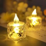 24 warm white flameless