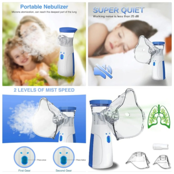 Portable Handheld Mesh Nebulizer For Adults & Kids Or Infants 2 3 Portable Handheld Mesh Nebulizer For Adults & Kids Or Infants 2 - Image 3